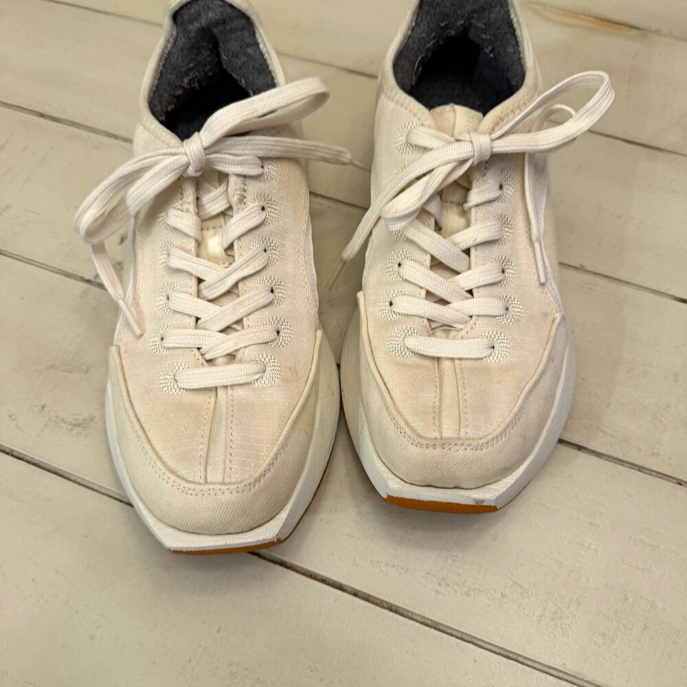 Allbirds R/W Women’s Beige/White Lace Up Comfort Sneakers US 8 EU 38